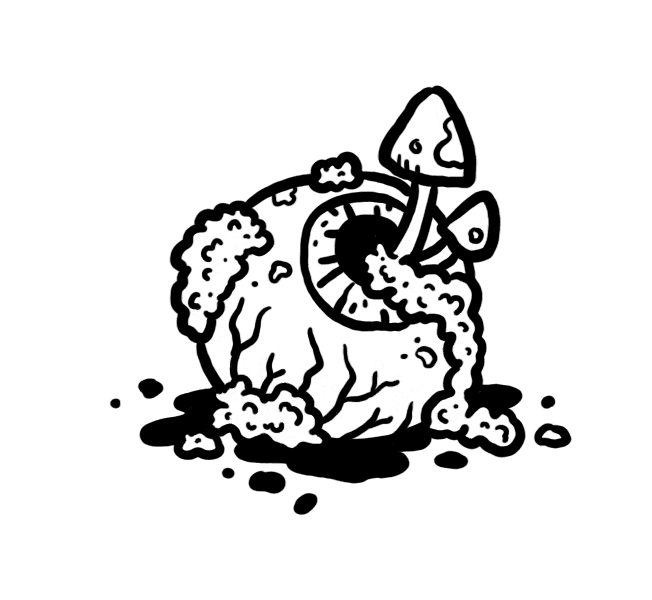 Cosmic Horror card artwork from the Shroom and Gloom Demo