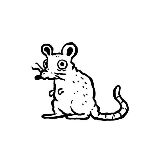 Rat card artwork from the Shroom and Gloom Demo